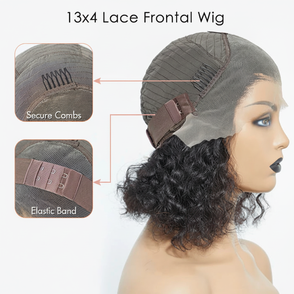 13x4 Curly Construction with Pink