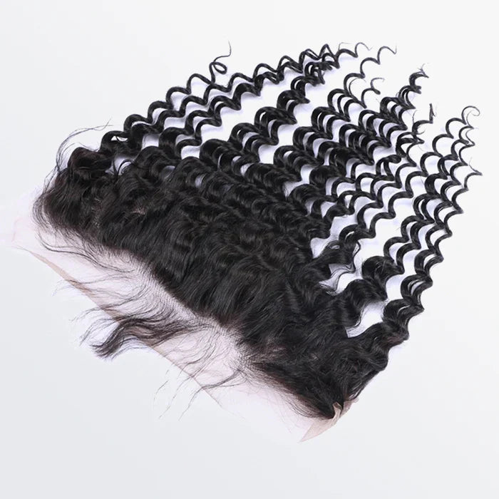 13x4 Frontal - Deep Curly - Transparent