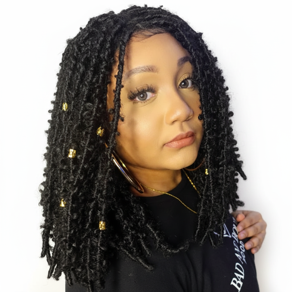 Passion Twists Wig Side View
