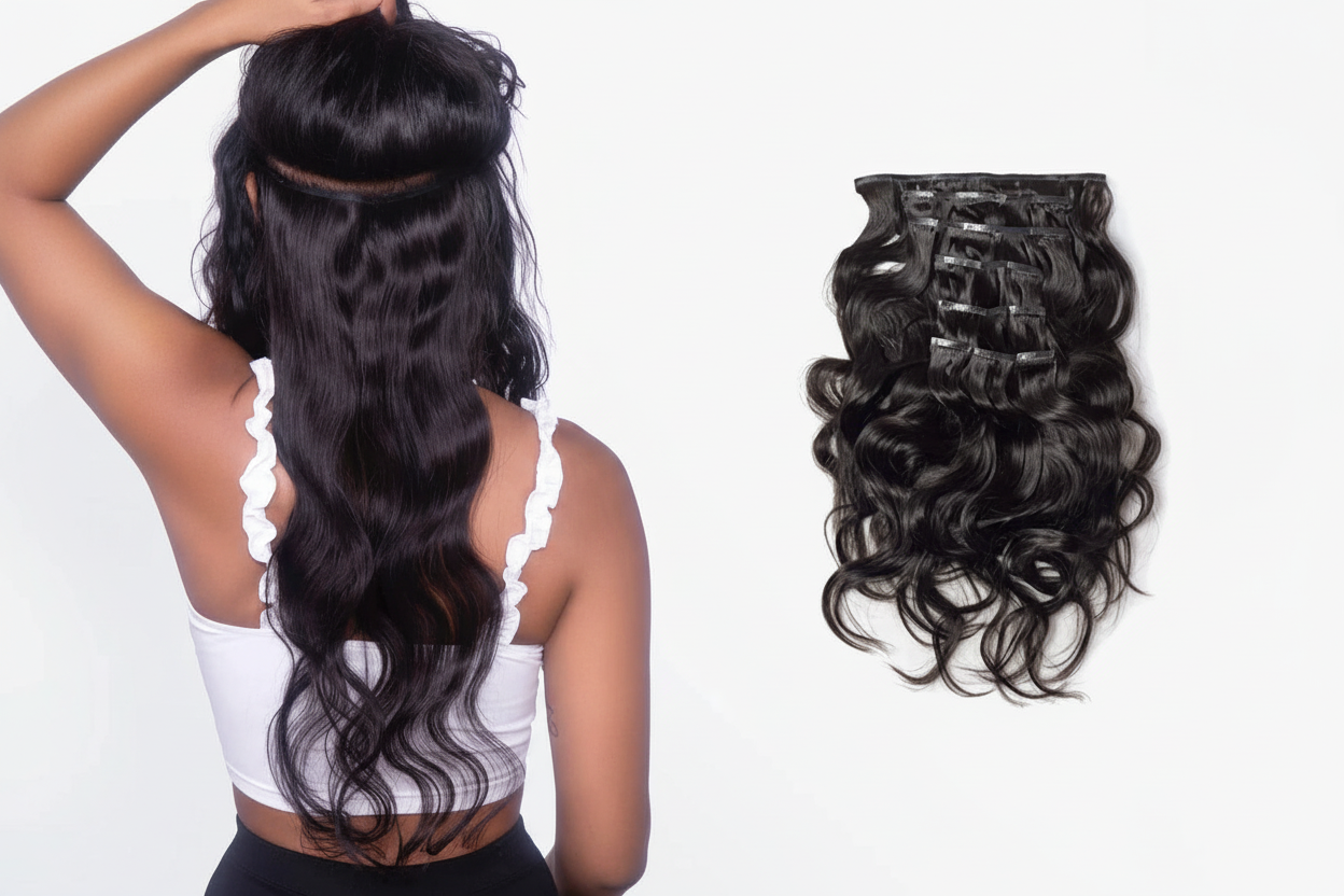 Seamless Clip In Hair Extensions