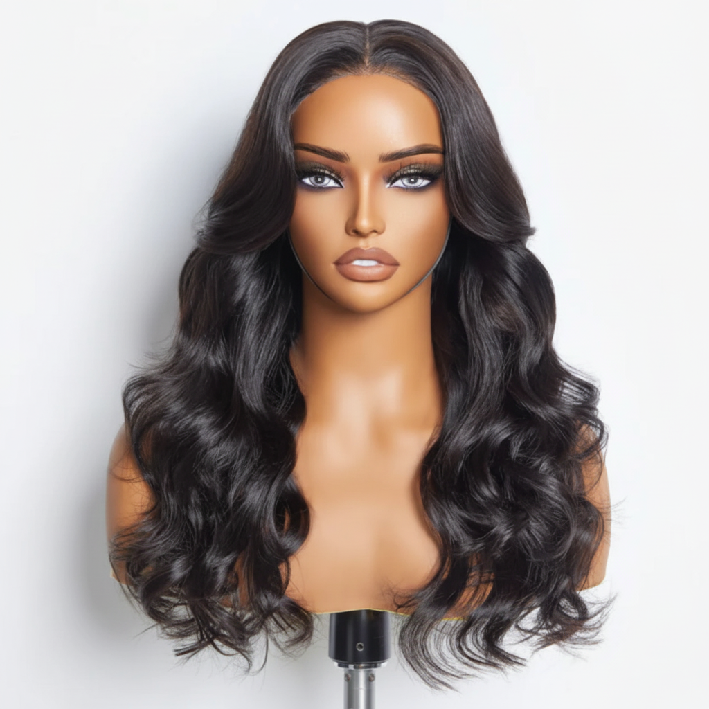 Cropped body wave wig image