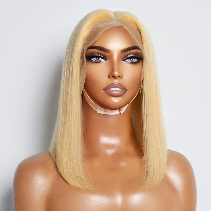 13x4 Lace Frontal Bob Wig Straight #613