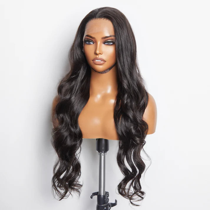 13x6 Glueless 3D Cap Transparent Lace Front Wig Body Wave