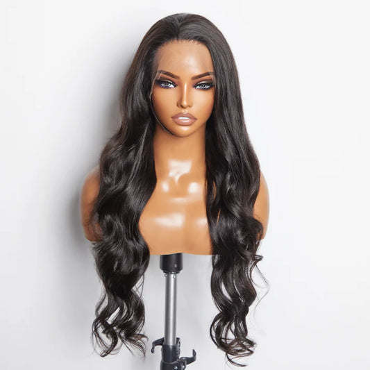 13x6 Glueless 3D Cap Transparent Lace Front Wig Body Wave
