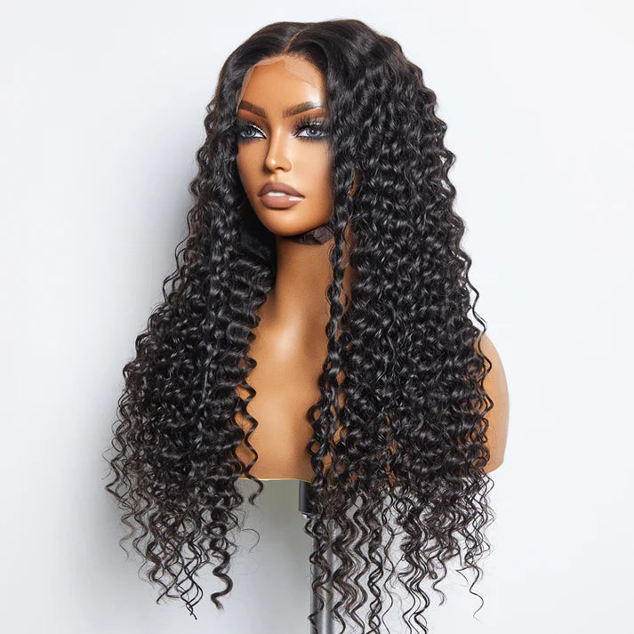 5x5 Glueless Lace Closure Wig Deep Wave