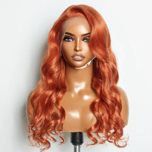 13x4 Ginger Body Wave Lace Front Wig