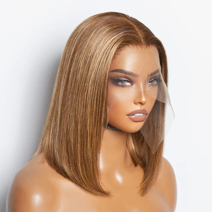 13x4 12 Inch Lace Frontal Bob Wig Straight