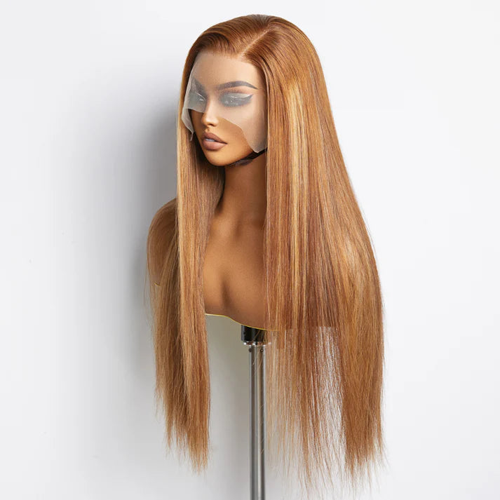 13x4 Lace Frontal Wig Straight - Honey Blonde