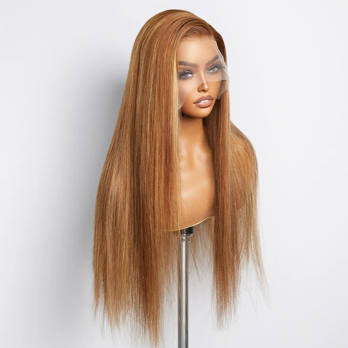 13x4 Lace Frontal Wig Straight - Honey Blonde
