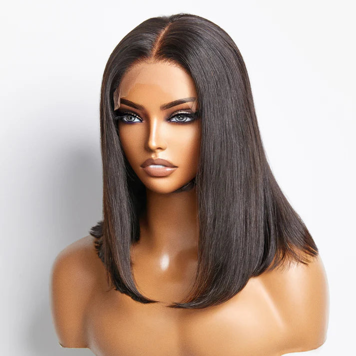 5x5 Glueless Lace Closure Bob Wig Straight