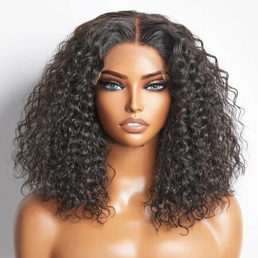 5x5 Lace Closure Bob Wig Water Wave