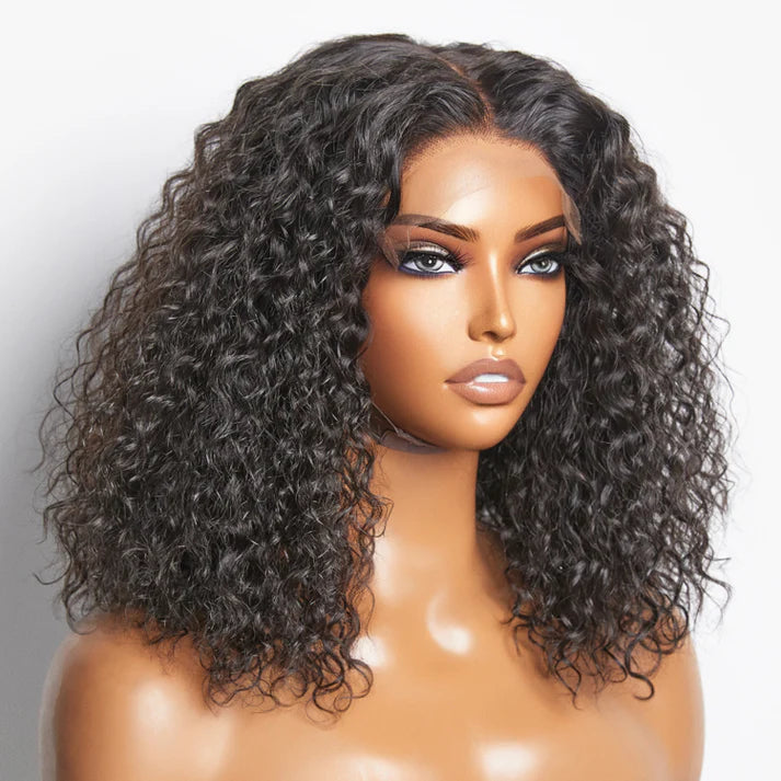 5x5 Lace Closure Bob Wig Water Wave