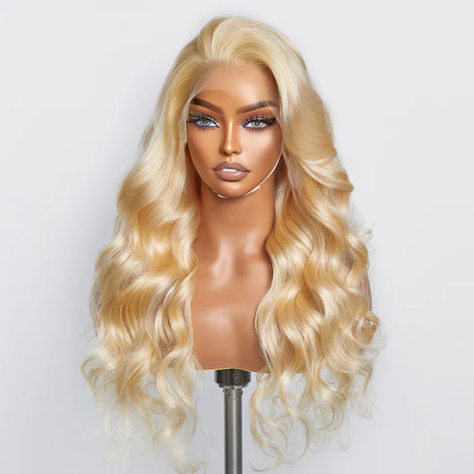 13x4 613 Blonde Body Wave Lace Front Wig