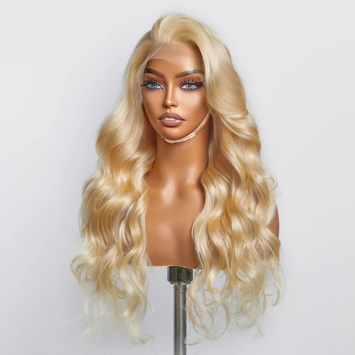 13x4 613 Blonde Body Wave Lace Front Wig