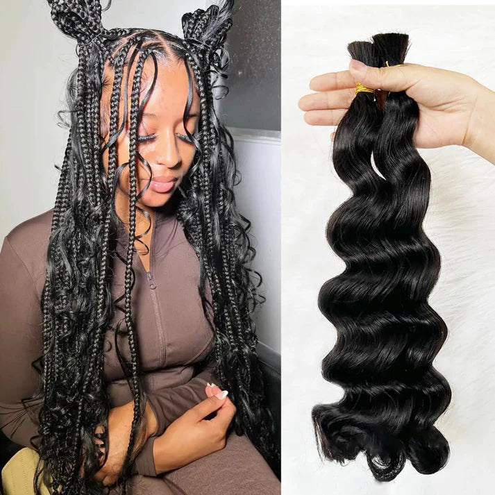 Loose Wave Bulk Hair for Braiding - 100g
