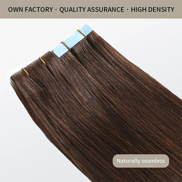 Hand-Tied Invisible Tape-In Hair Extension - 20 Pcs