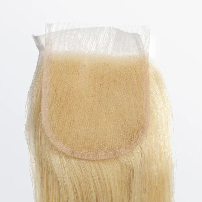 4" x 4" Closure #613 Blonde - Straight & Body Wave