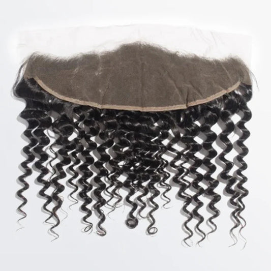 13x4 Frontal - Deep Curly - Transparent