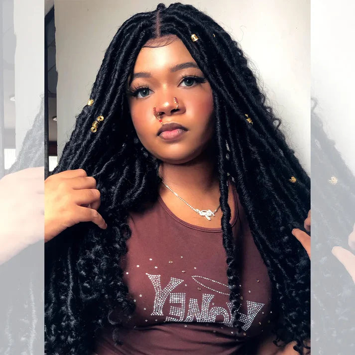 Lace Closure Braided Wig