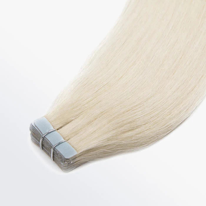 Straight Tape-In Hair Extensions - Blonde - 20 Pcs