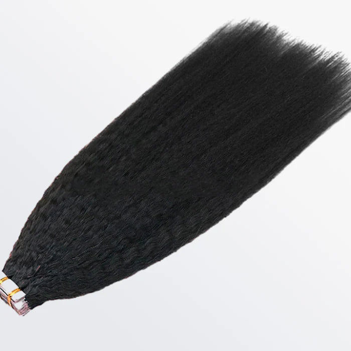 Afro-Textured Tape-In Hair Extensions - 20 Pcs