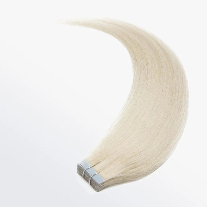 Straight Tape-In Hair Extensions - Blonde - 20 Pcs