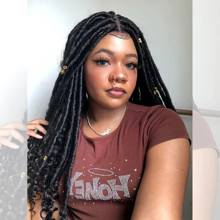 Lace Closure Braided Wig