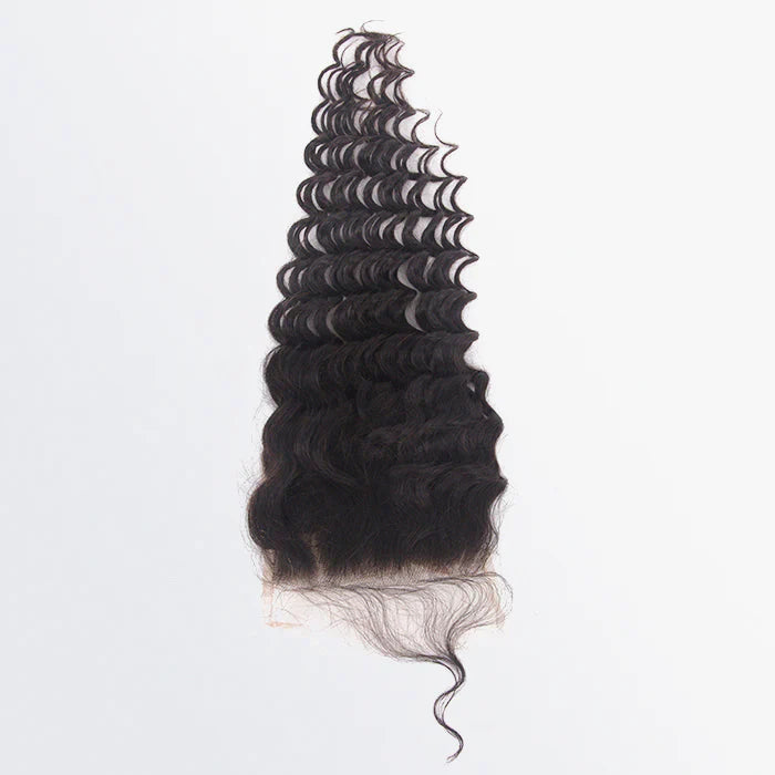5" x 5" Deep Wavy Lace Closure #1B Natural Black