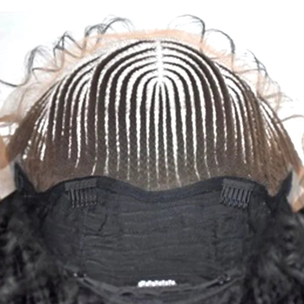 Fulani Braided Neat Braids Lace Front Wig