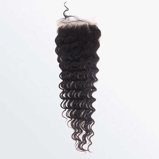 5" x 5" Deep Wavy Lace Closure #1B Natural Black