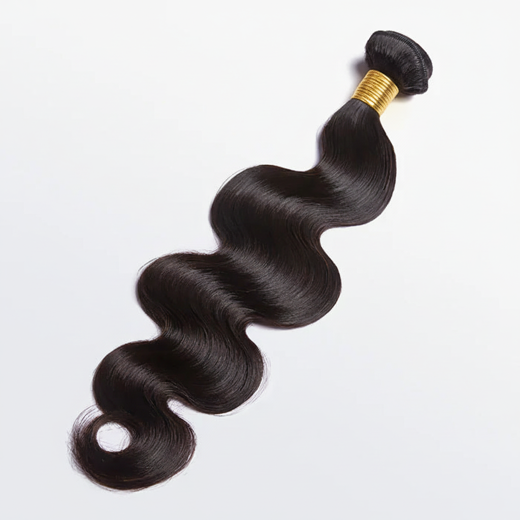 Body Wave Bundle with Gold Band