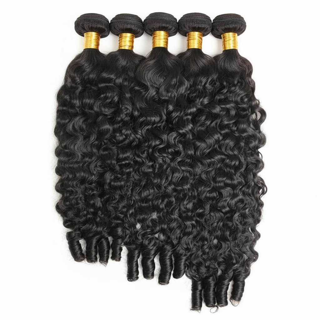 Curly hair bundles