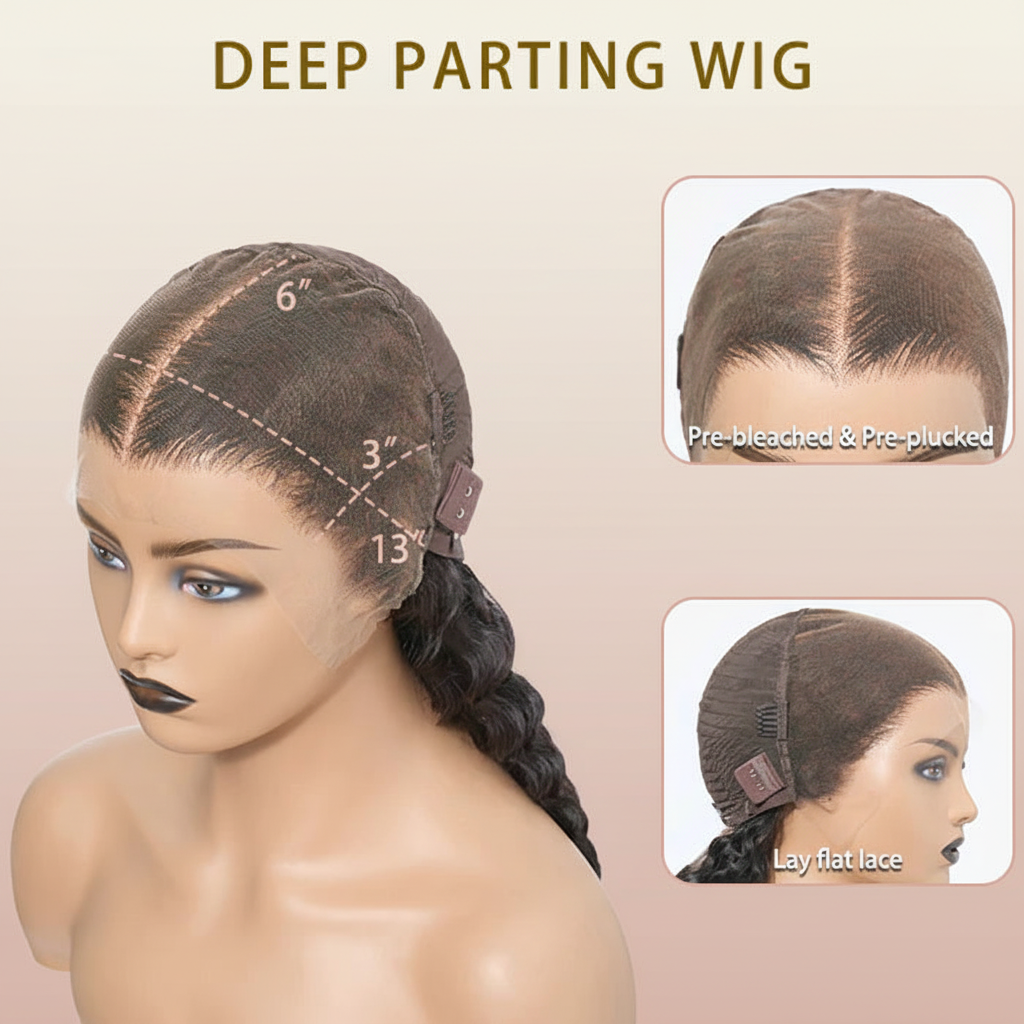 Deep Parting Wig - Brand Colors