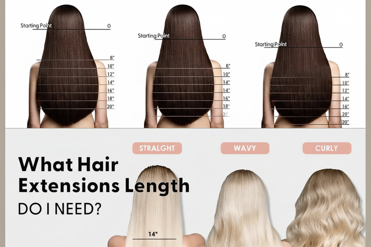 Hair Extension Length Guide