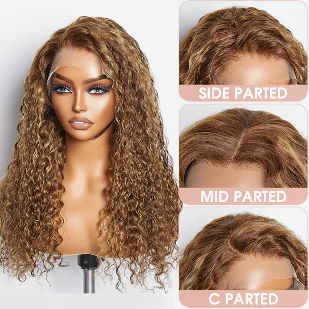Parting Options - Light Pink