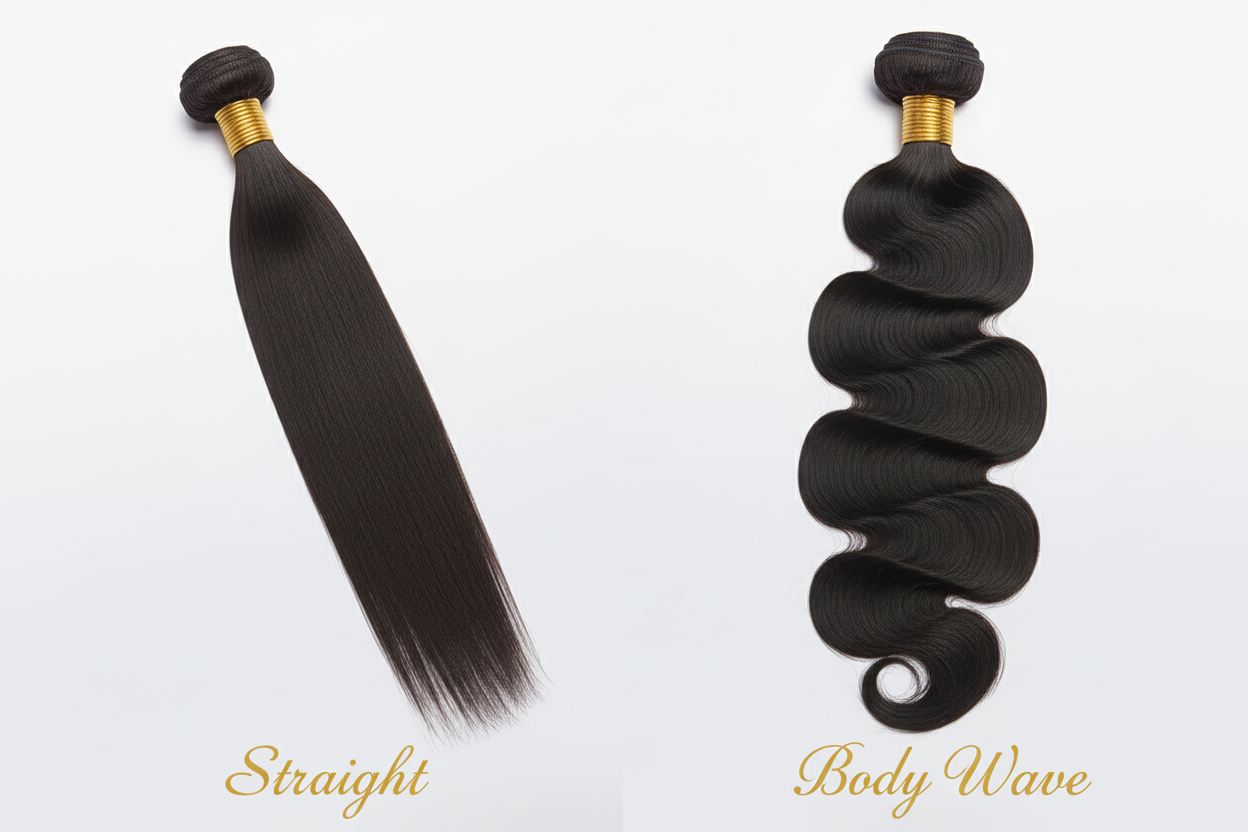 Premium Raw Hair - Straight & Body Wave Collage
